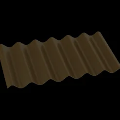 Bølgeplade B7 FK mokka 1100 x 570 mm