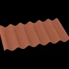 Bølgeplade B7 FK teglrød 1100 x 570 mm