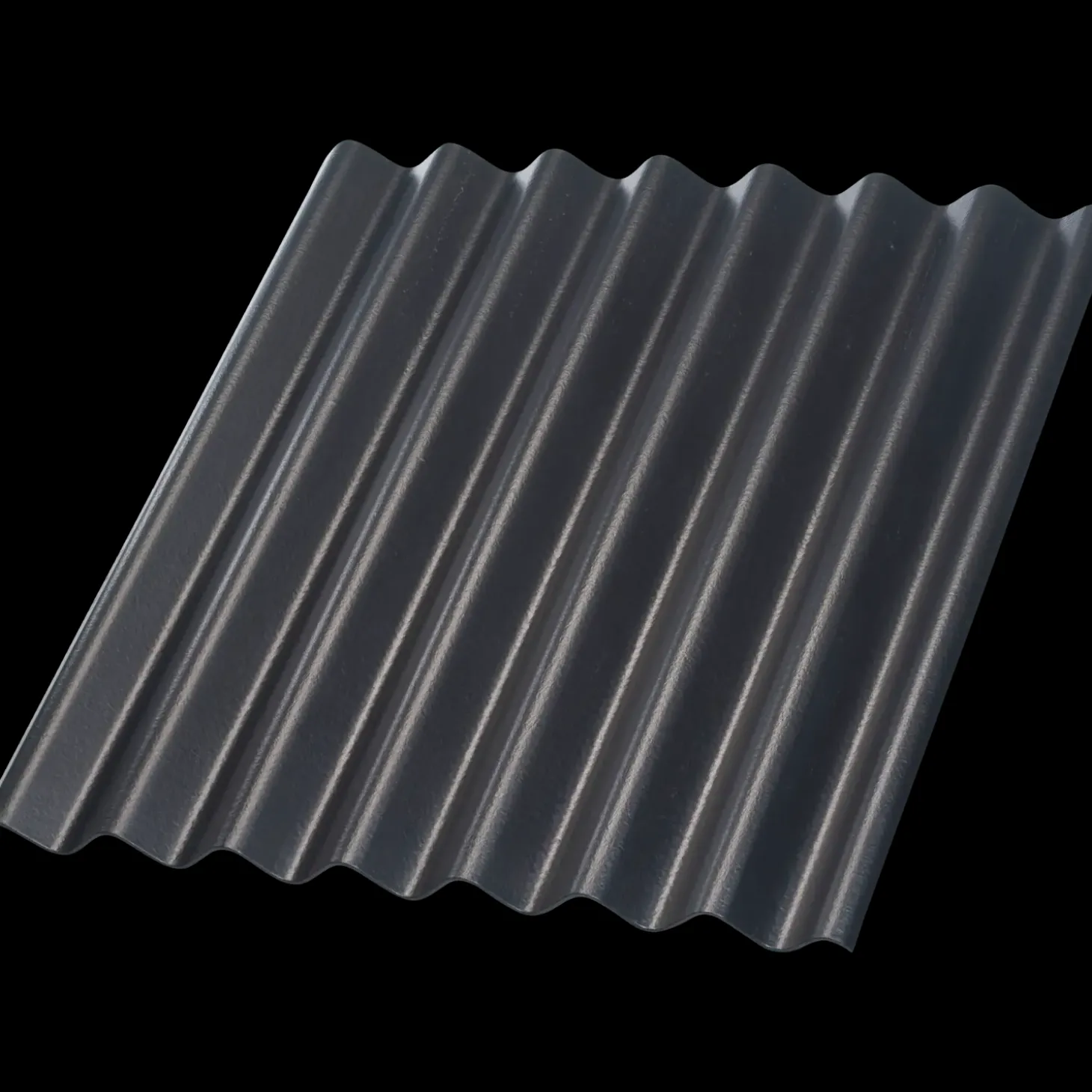 Bølgeplade B6-S FK 1090x1180 mm sortblå