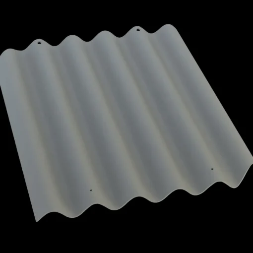 Bølgeplade B9-S HJ/HU mørkegrå 1025 x 1180 mm
