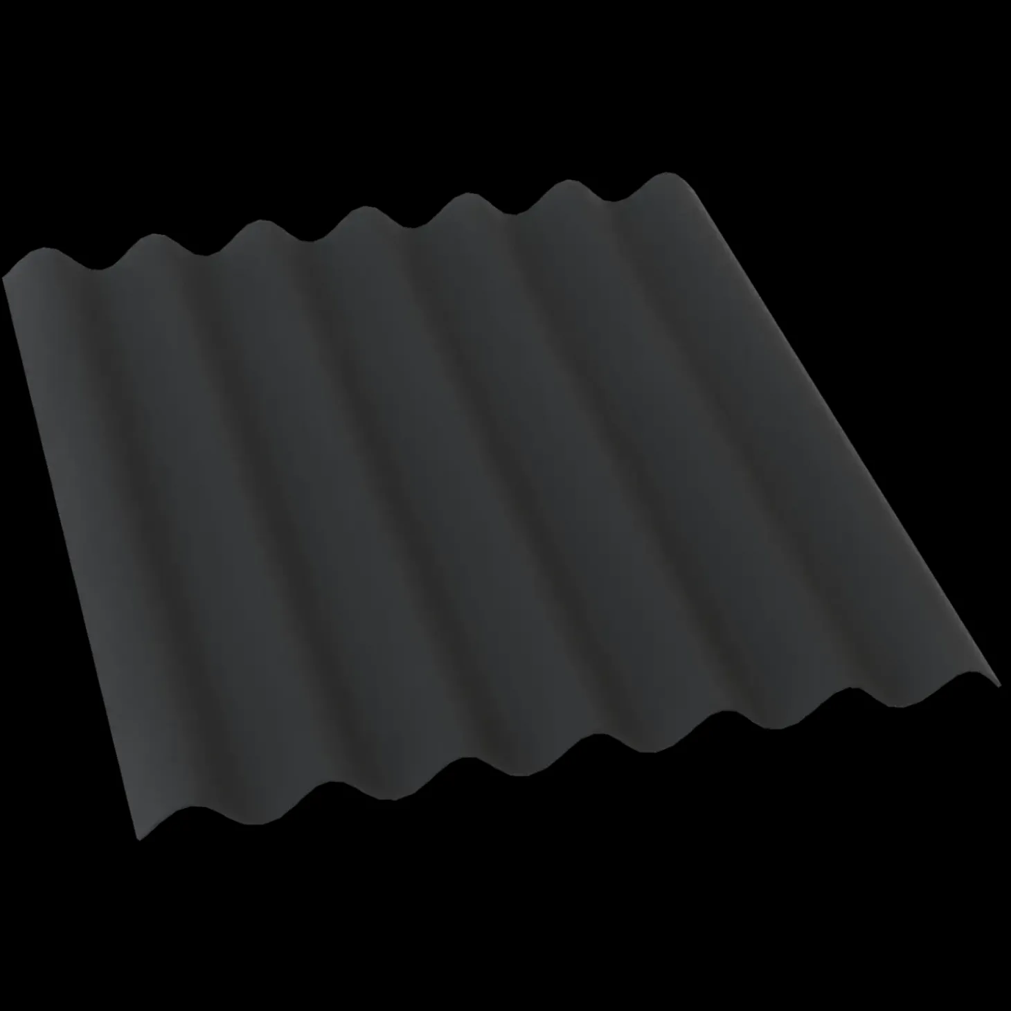 Bølgeplade B9-S Max FK sortblå 1167 x 1180 mm