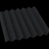 Bølgeplade B9-S Max sortblå 1167 x 1180 mm