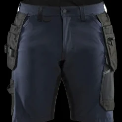 Blåklæder håndværker shorts 4-vejs stretch mørk marineblå/sort str. C62