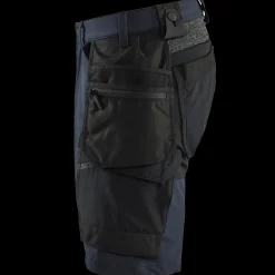 Blåklæder håndværker shorts 4-vejs stretch mørk marineblå/sort str. C62