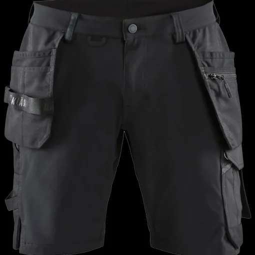 Blåklæder håndværker shorts 4-vejs stretch sort/mørk grå str. C56
