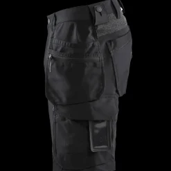 Blåklæder håndværker shorts 4-vejs stretch sort/mørk grå str. C56