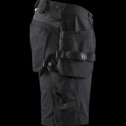 Blåklæder håndværker shorts 4-vejs stretch sort/mørk grå str. C56