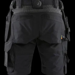 Blåklæder håndværker shorts 4-vejs stretch sort/mørk grå str. C56