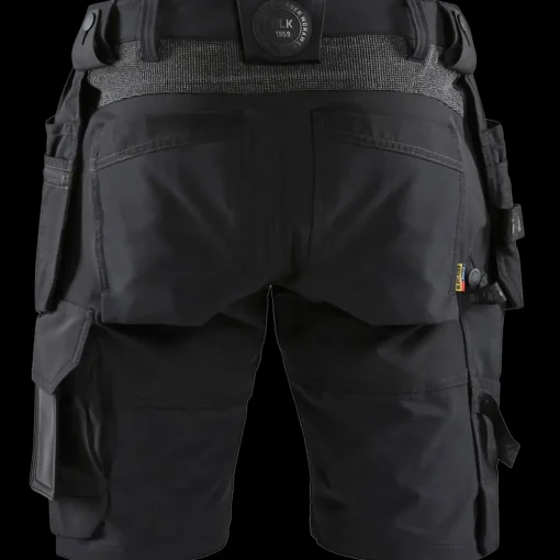 Blåklæder håndværker shorts 4-vejs stretch sort/mørk grå str. C56