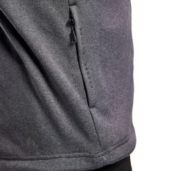 Blåklæder hættetrøje Full Zip sortmeleret str. 2XL