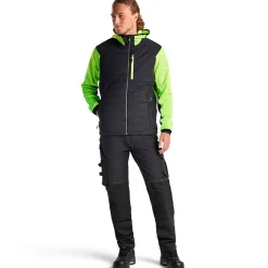 Blåklæder hybrid jakke high-vis gul/sort str. XL