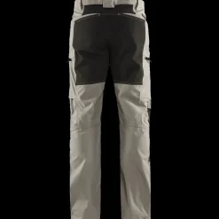 Blåklæder service bukser med stretch sand/sort str. D96