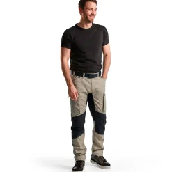 Blåklæder service bukser med stretch sand/sort str. D96