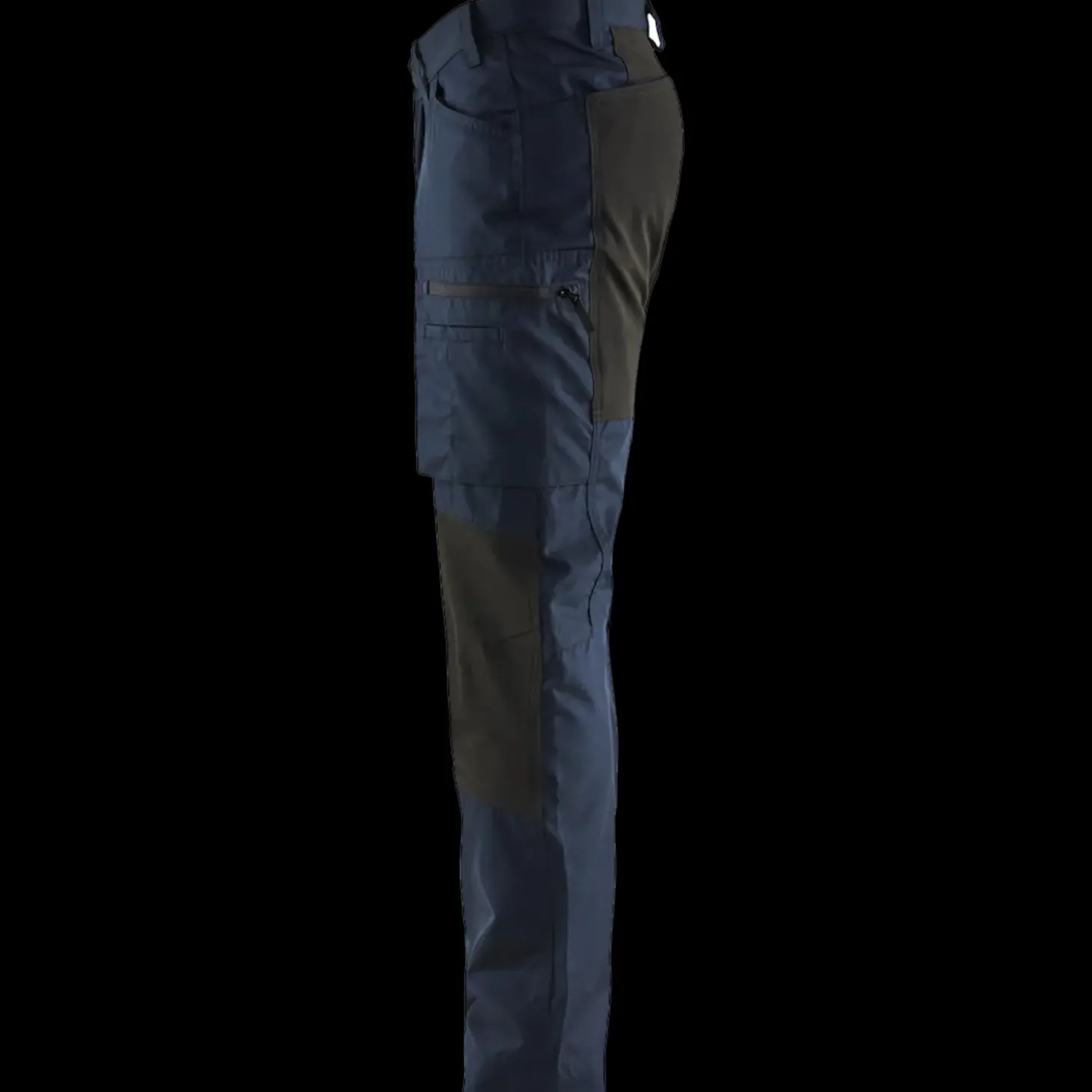 Blåklæder service bukser med stretch mørk marineblå/sort str. C48