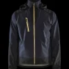 Blåklæder softshell jakke mørk marineblå/gul str. 2XL
