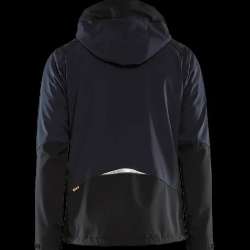 Blåklæder softshell jakke mørk marineblå/gul str. 2XL