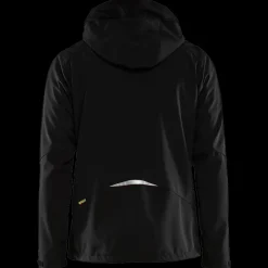 Blåklæder softshell jakke sort/rød str. 2XL