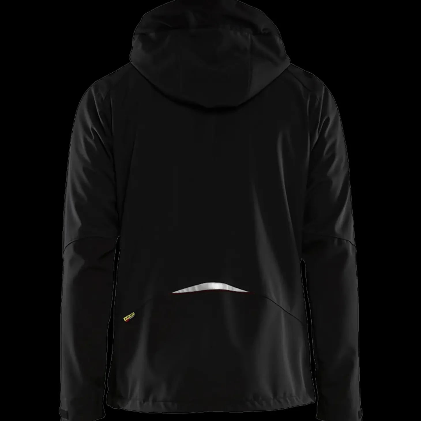 Blåklæder softshell jakke sort/rød str. 2XL