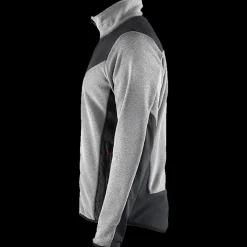 Blåklæder strikket softshell jakke antracit gråmeleret/sort str. M