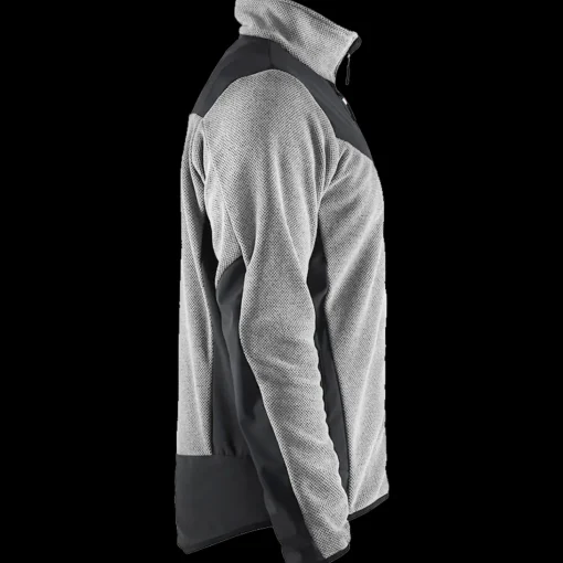 Blåklæder strikket softshell jakke antracit gråmeleret/sort str. M