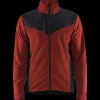 Blåklæder strikket softshell jakke brændt rød/sort str. XL