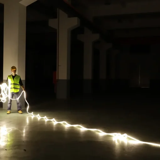 Blue Electric LED strips 25 m