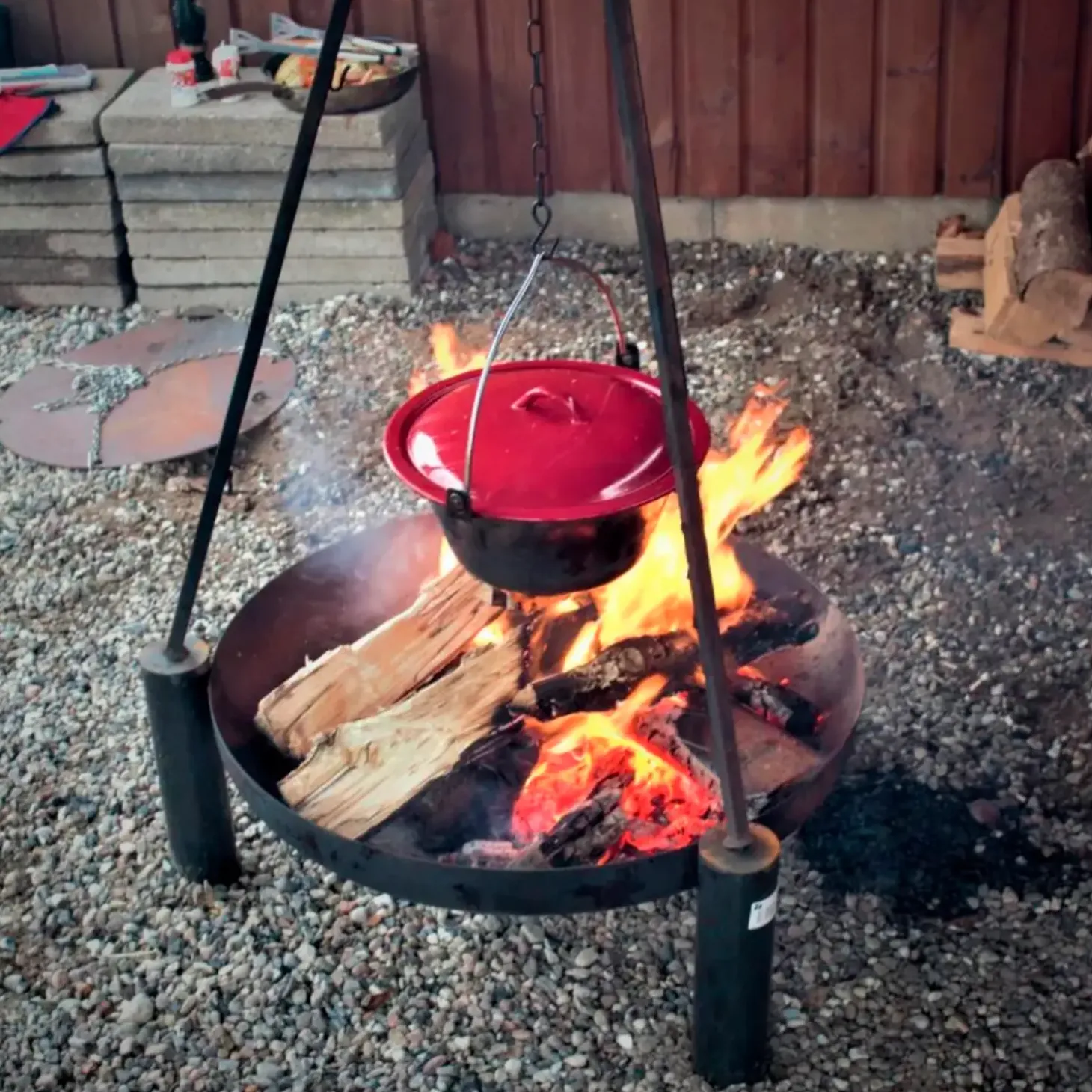 Bon-fire bålfad i stål, 2 mm - ø70