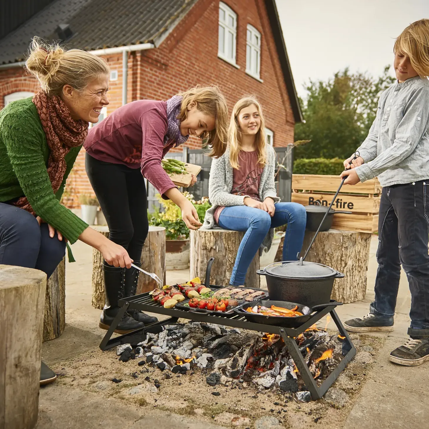 Bon-fire dutch oven 7,6l - støbejern