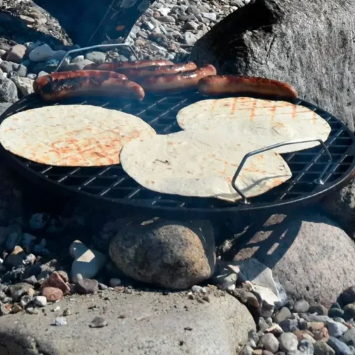 Bon-fire grillrist m. steakmønster, støbejern ø54