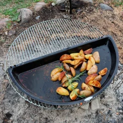 Bon-fire halv bbq pande 29x57 cm