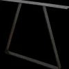 Bordben trapez sort, 710 mm