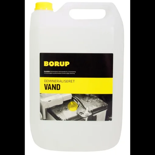 Borup demineraliseret vand 10 ltr.