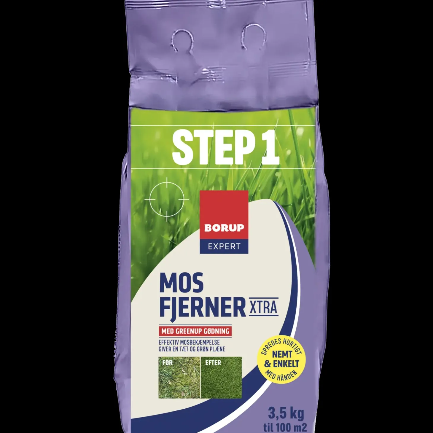 Borup Expert step 1 mosfjerner xtra 3,5 KG