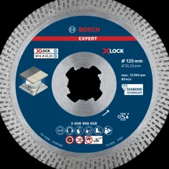 Bosch EXPERT HardCeramic X-LOCK diamantskæreskive 125 x 22,23 x 1,4 x 10 mm