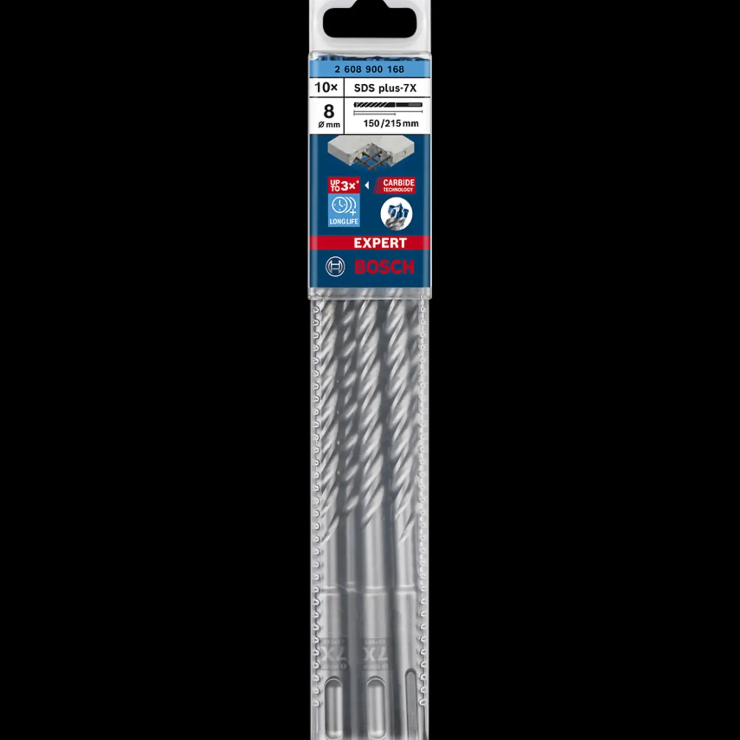 Bosch Expert SDS PLUS-7X hammerbor Ø6x100/165 mm