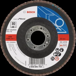 Bosch Expert X551 lamelslibeskive til metal korn 80 Ø115 mm