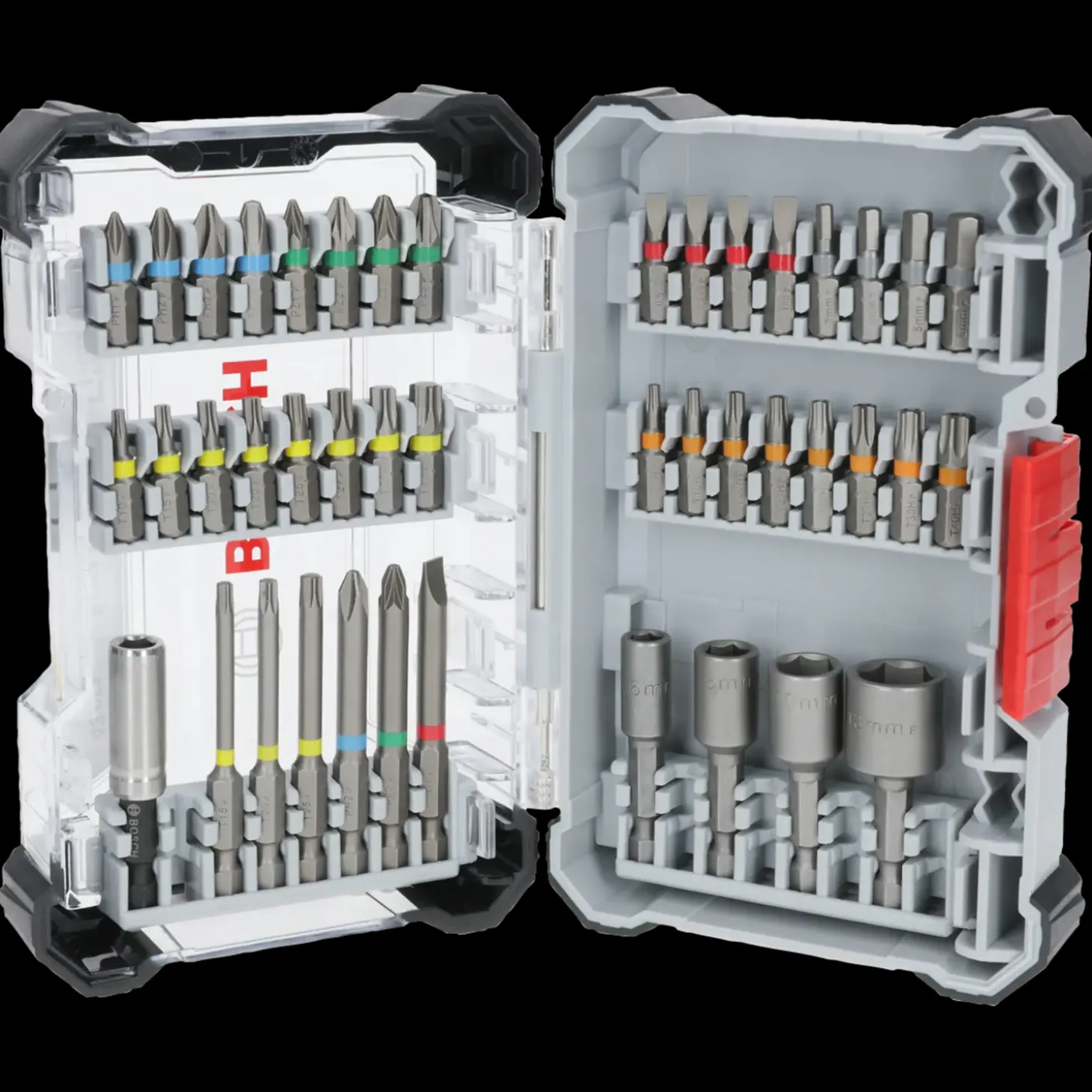 Bosch Extra Hard skruebitsæt, display, 43 dele