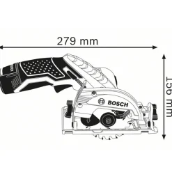 Bosch GKS 12V-26 akku rundsav solo