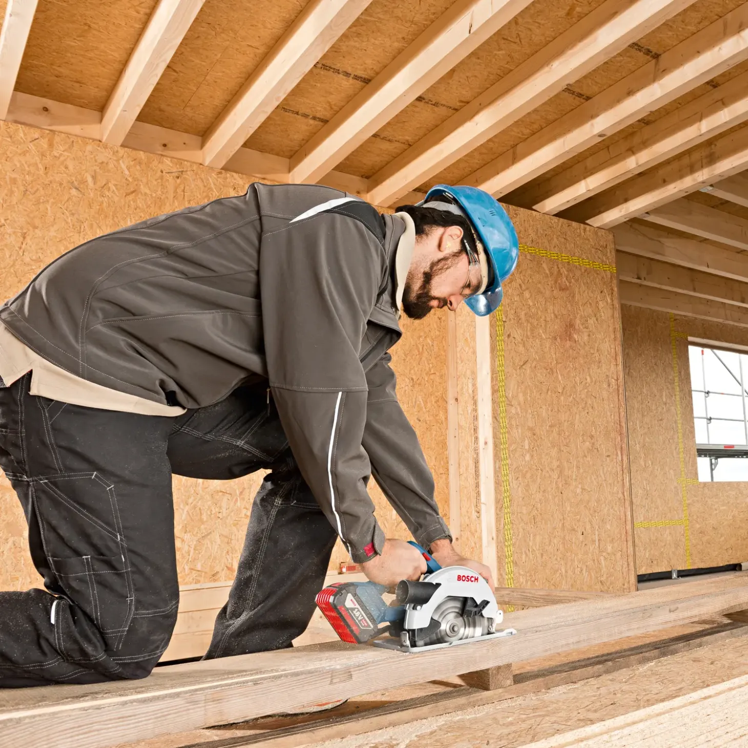 Bosch GKS 18V-57 18V rundsav solo