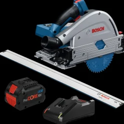 Bosch GKT 18V-52 GC dyksav m/føringsskinne, 5,5 Ah Procore batteri
