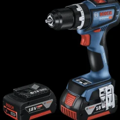 Bosch GSB 18V-90 C slagboremaskine inkl. 2x5.0 Ah batteri, lader og kuffert