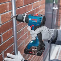 Bosch GSB 18V-65 slagboremaskine 2x5Ah batteri og L-BOXX
