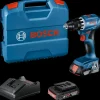Bosch GSR 18V-45 inkl. 2x2,0 Ah batteri og lader