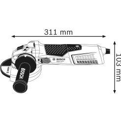 Bosch GWS 17-150 CI vinkelsliber 1700 W Ø125 mm