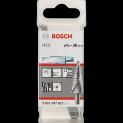 Bosch HSS-borehoved til trinboring 6-3 mm 3-flat-skaft