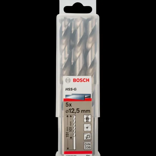 Bosch HSS-G metalbor DIN 338 Ø1x34 mm 2 stk.