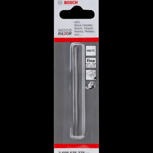 Bosch Høvlejern 82 mm, skarp, lige, hårdmetal, 40 °