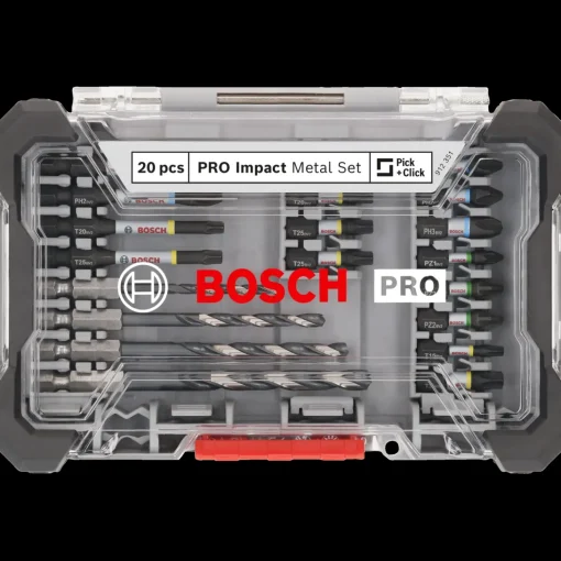 Bosch Impact HSS bor-/bitssæt med 20 dele