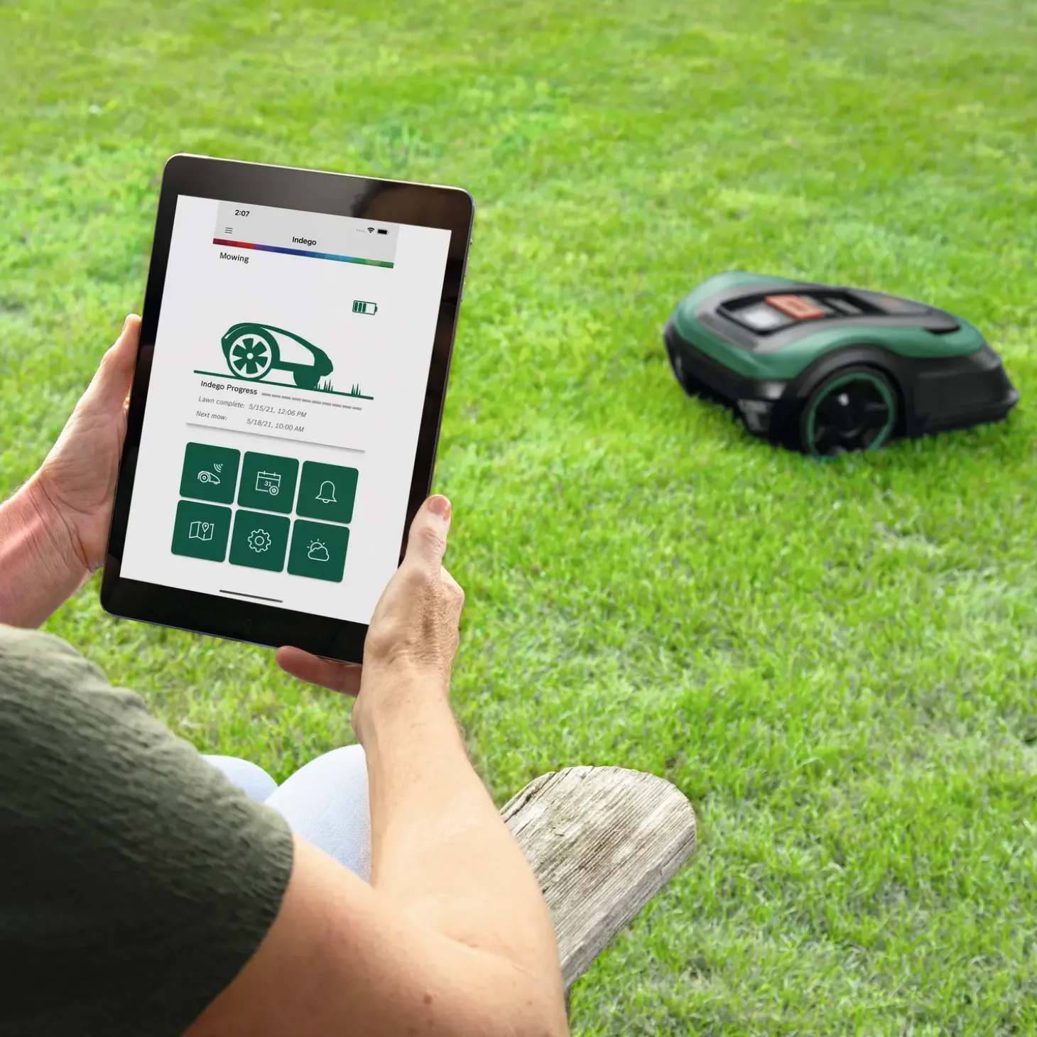 Bosch Indego S+500 robotplæneklipper