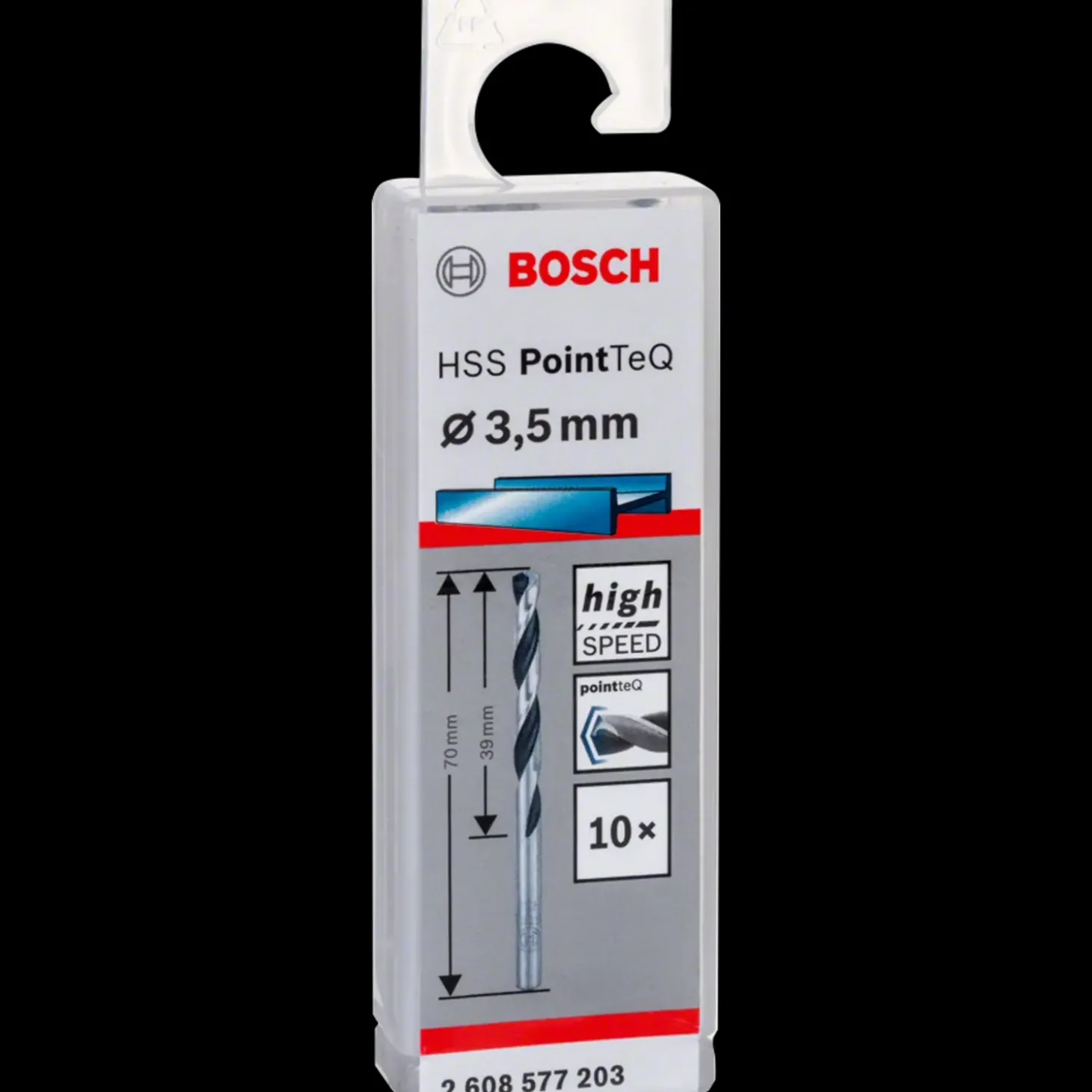 Bosch Pointteq HSS-spiralbor 3,5 mm 10 stk.